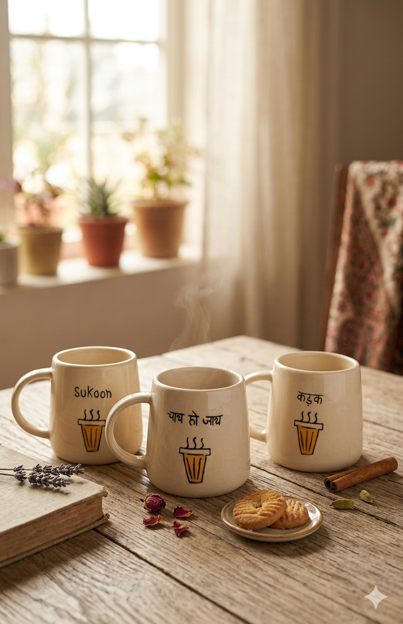The "Chai Lovers mug" (set of 3)