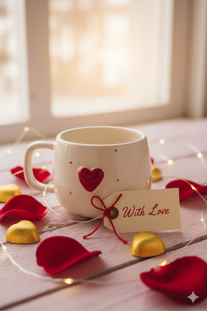 The heart soup/coffee mug