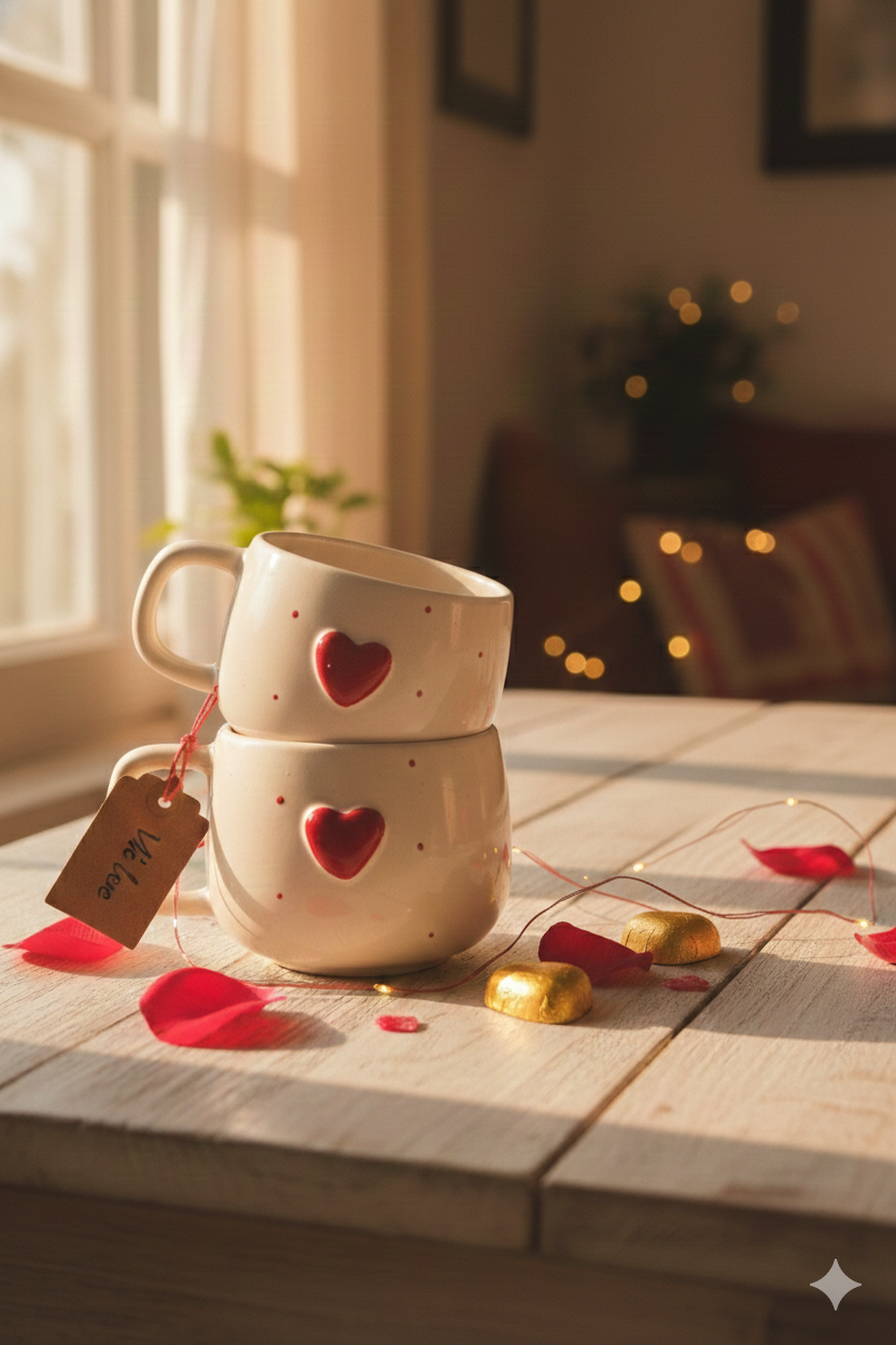 The heart soup/coffee mug