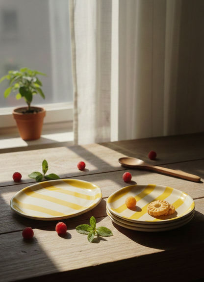 Minimalist Yellow Plate