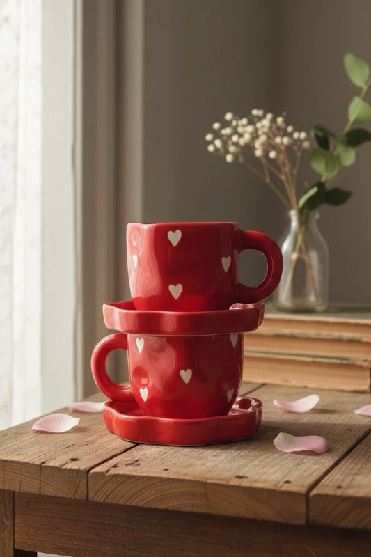 The Red-y Cup Saucer set