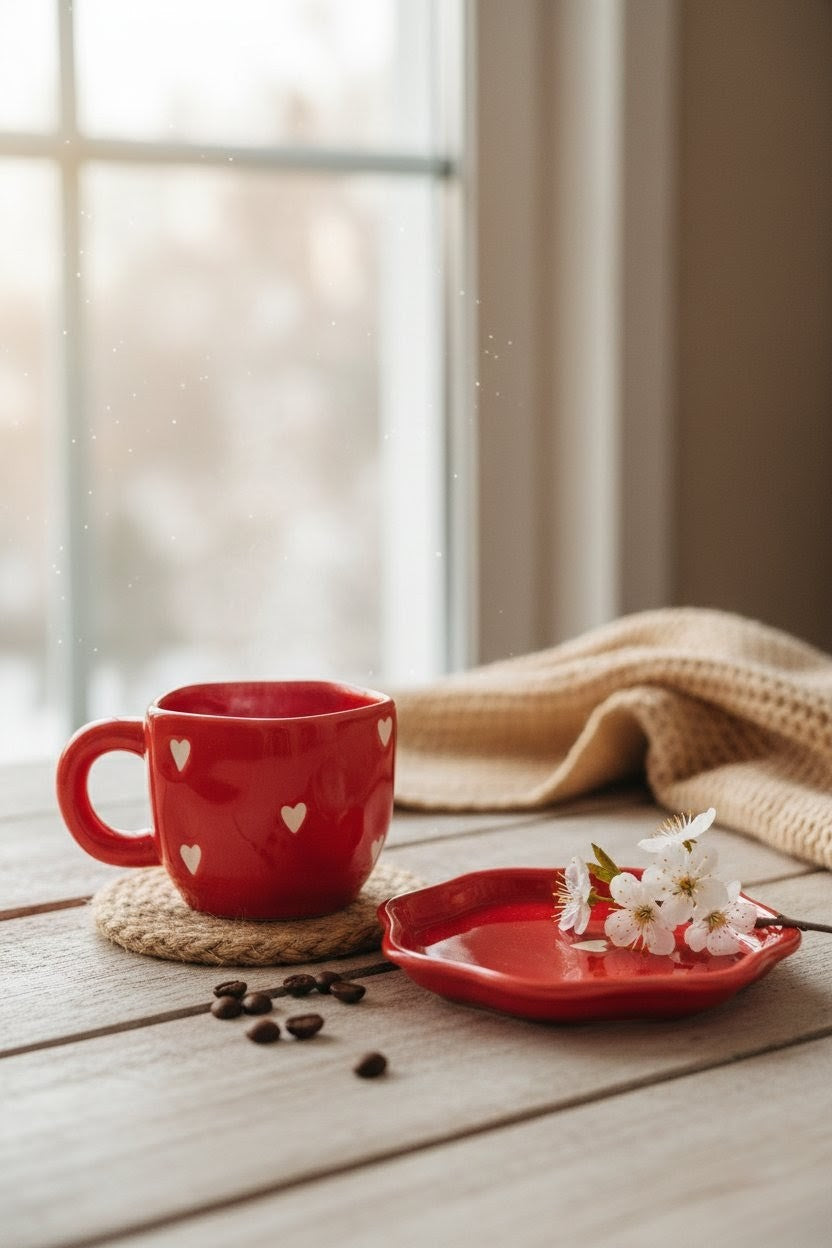 The Red-y Cup Saucer set