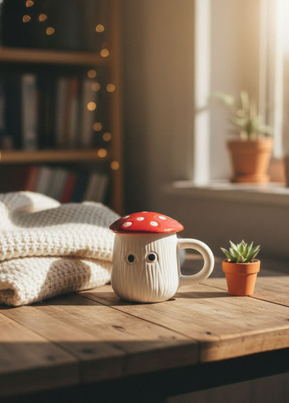 Mushroom Mug - RED