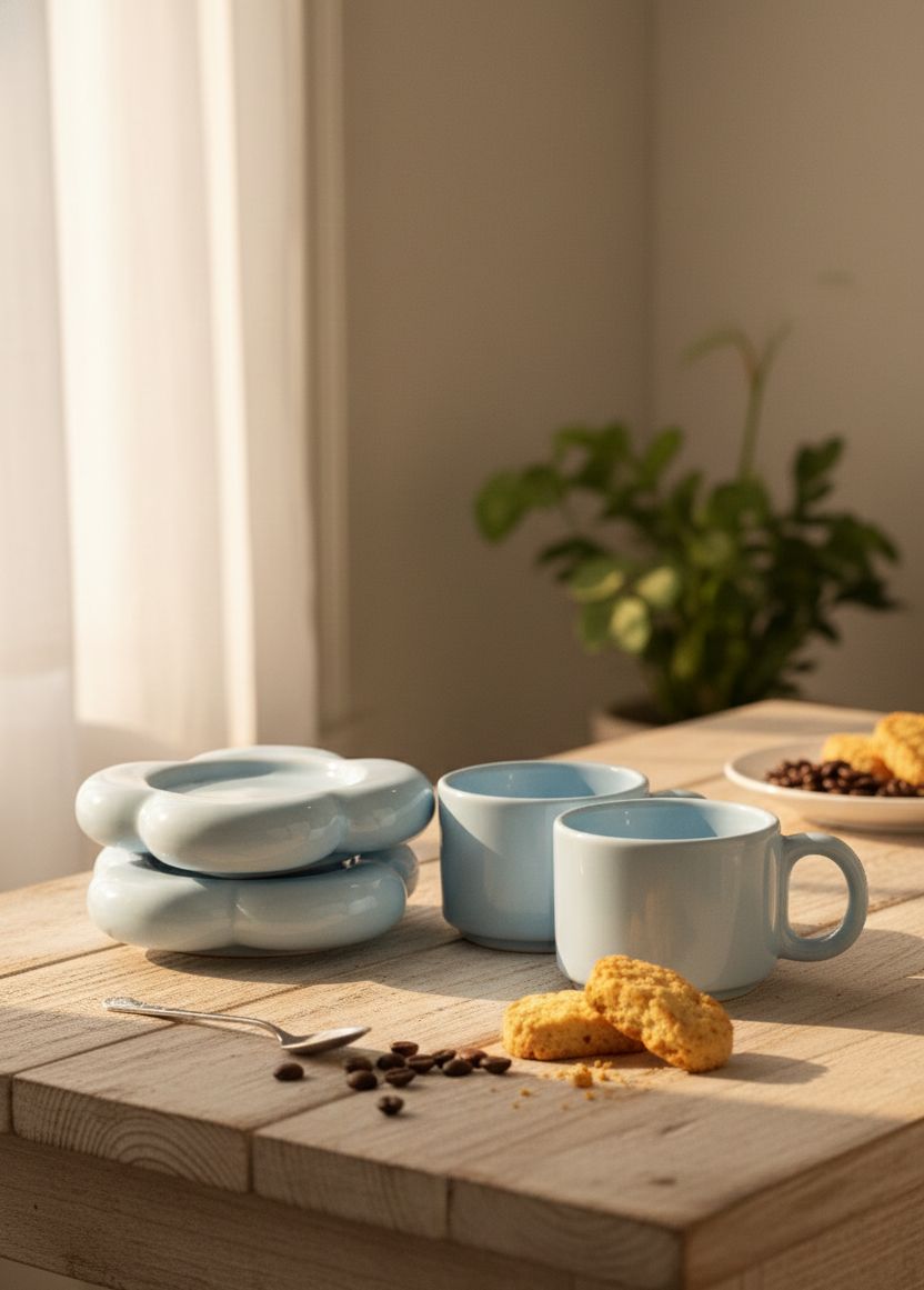 The puffy Cup saucer
