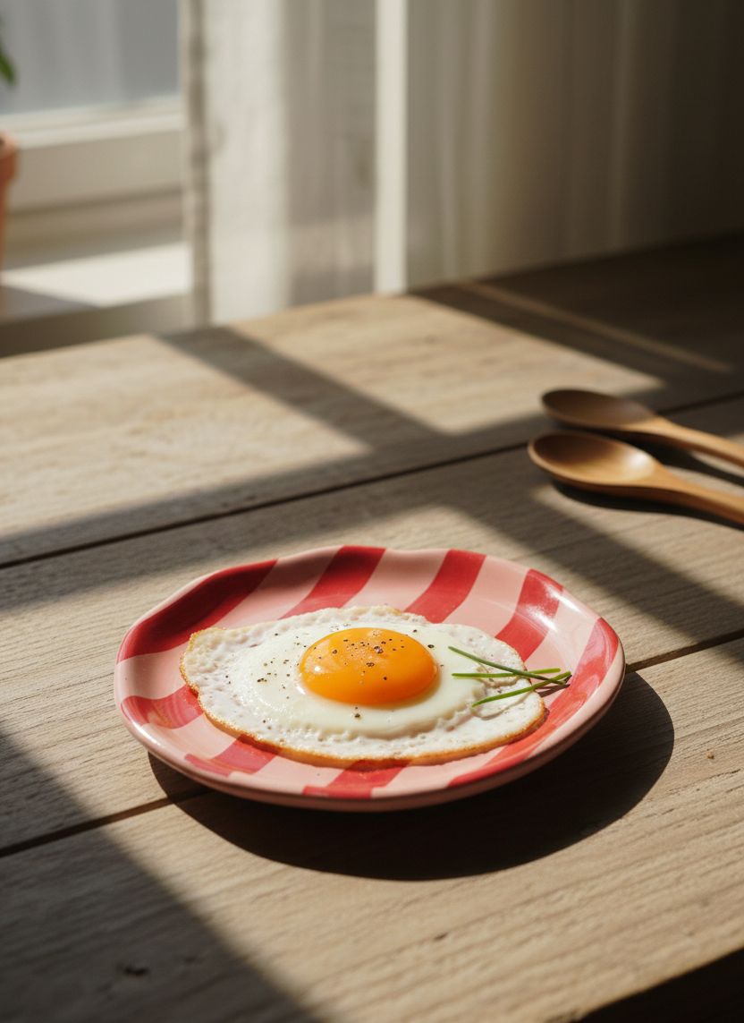 Minimalist Red Plates