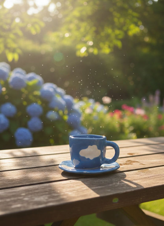 The sky Cup saucer