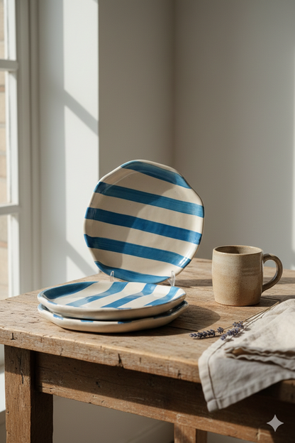 Minimalist Blue plate