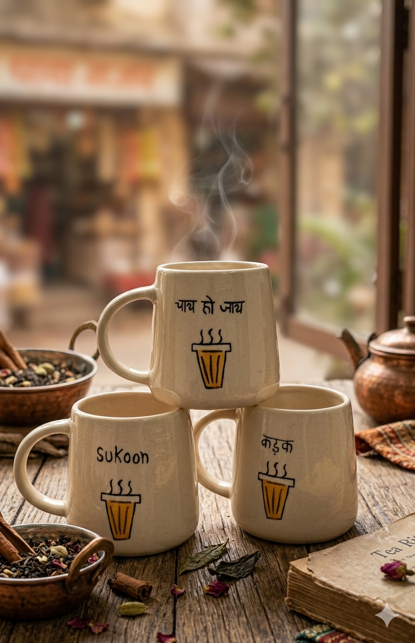 The "Chai Lovers mug" (set of 3)