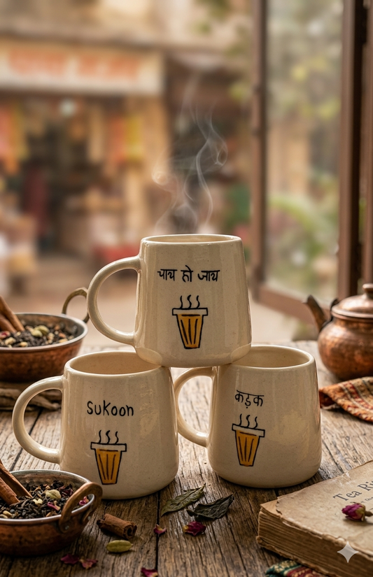 The "Chai Lovers mug" (set of 3)