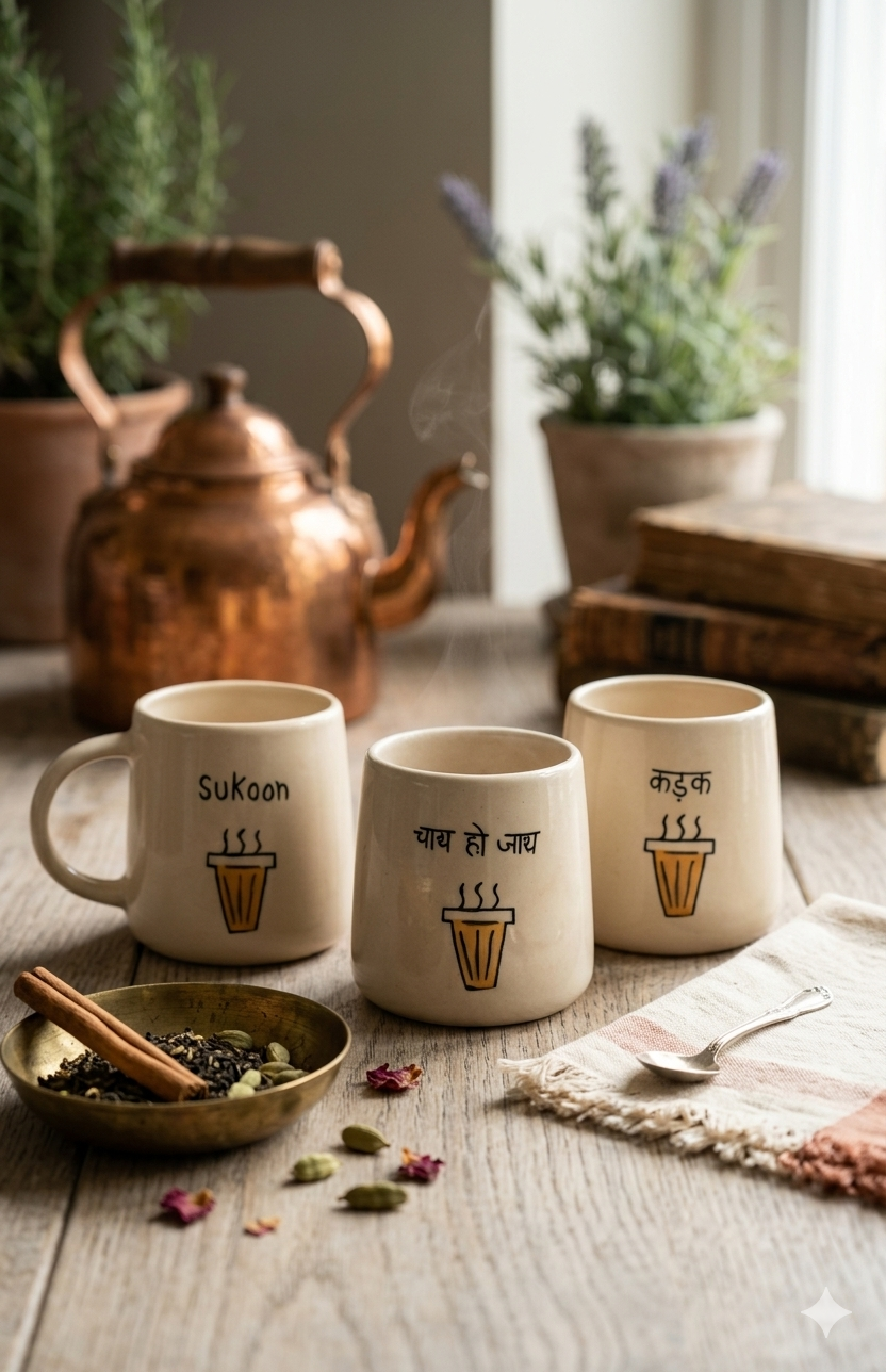 The "Chai Lovers mug" (set of 3)