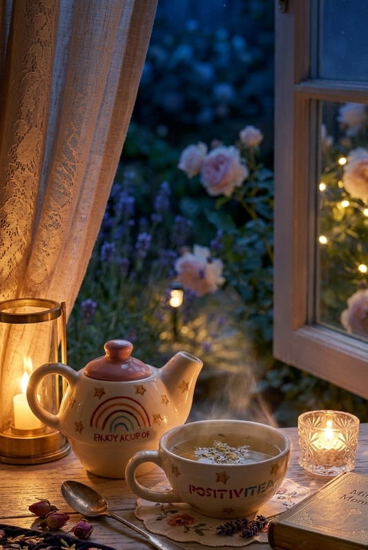 The Positivitea kettle+cup