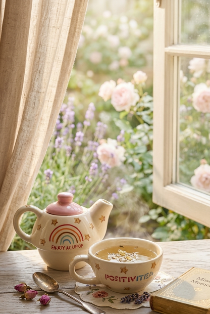 The Positivitea kettle+cup