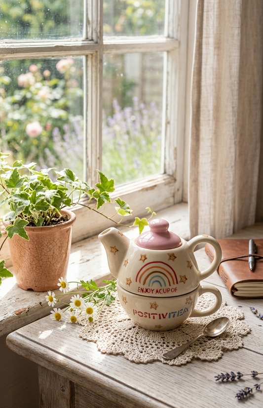 The Positivitea kettle+cup